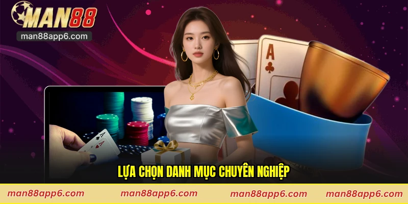 Lựa chọn danh mục chuyên nghiệp